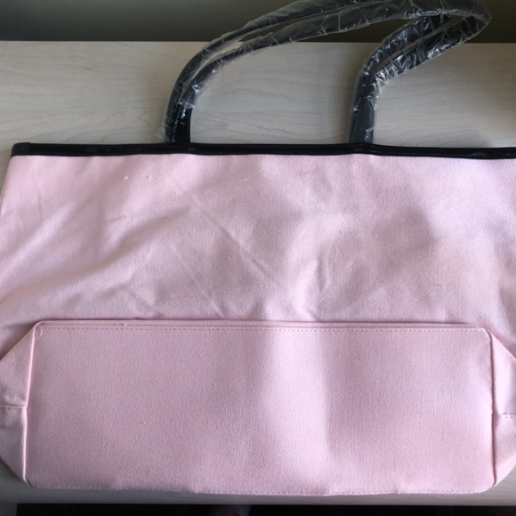 New Victoria’s Secret Pink Tote Bag w/ Matching Wristlet - Picture 2 of 4